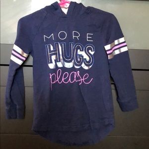 🍀Girls Hooded Long Sleeve Top